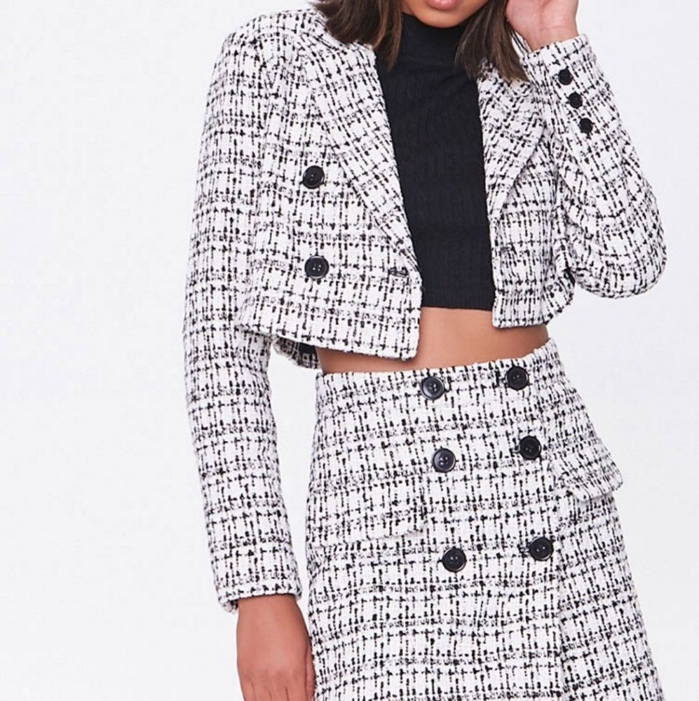 F21 Tweed skirt